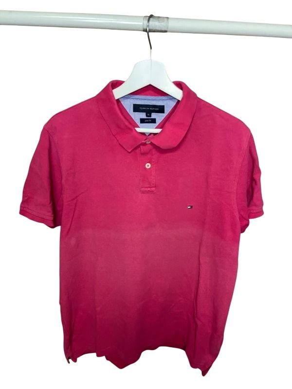 Tommy Hilfiger Red Polo Shirt #B3